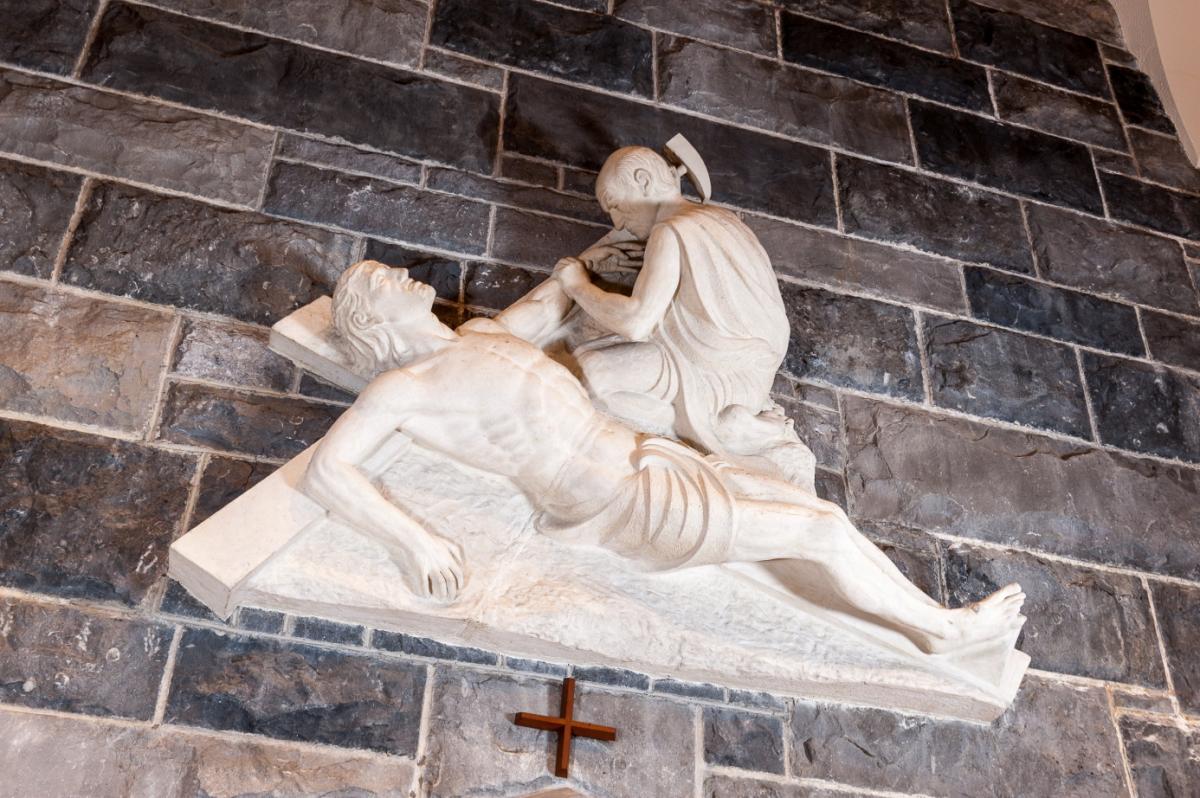 Eleventh Station: Jesus is nailed to the cross